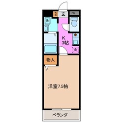 富田浜駅 徒歩10分 3階の物件間取画像